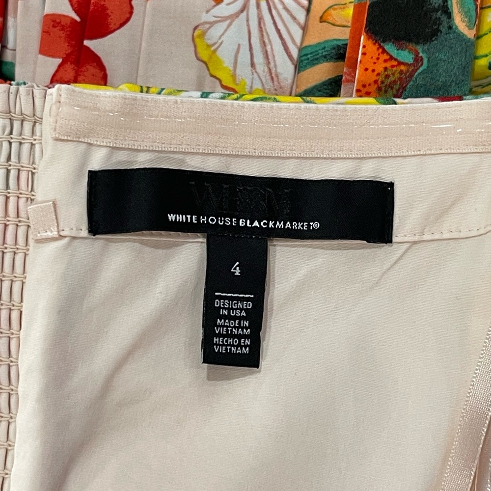 White House Black Market colorful tube top - Picture 5 of 7